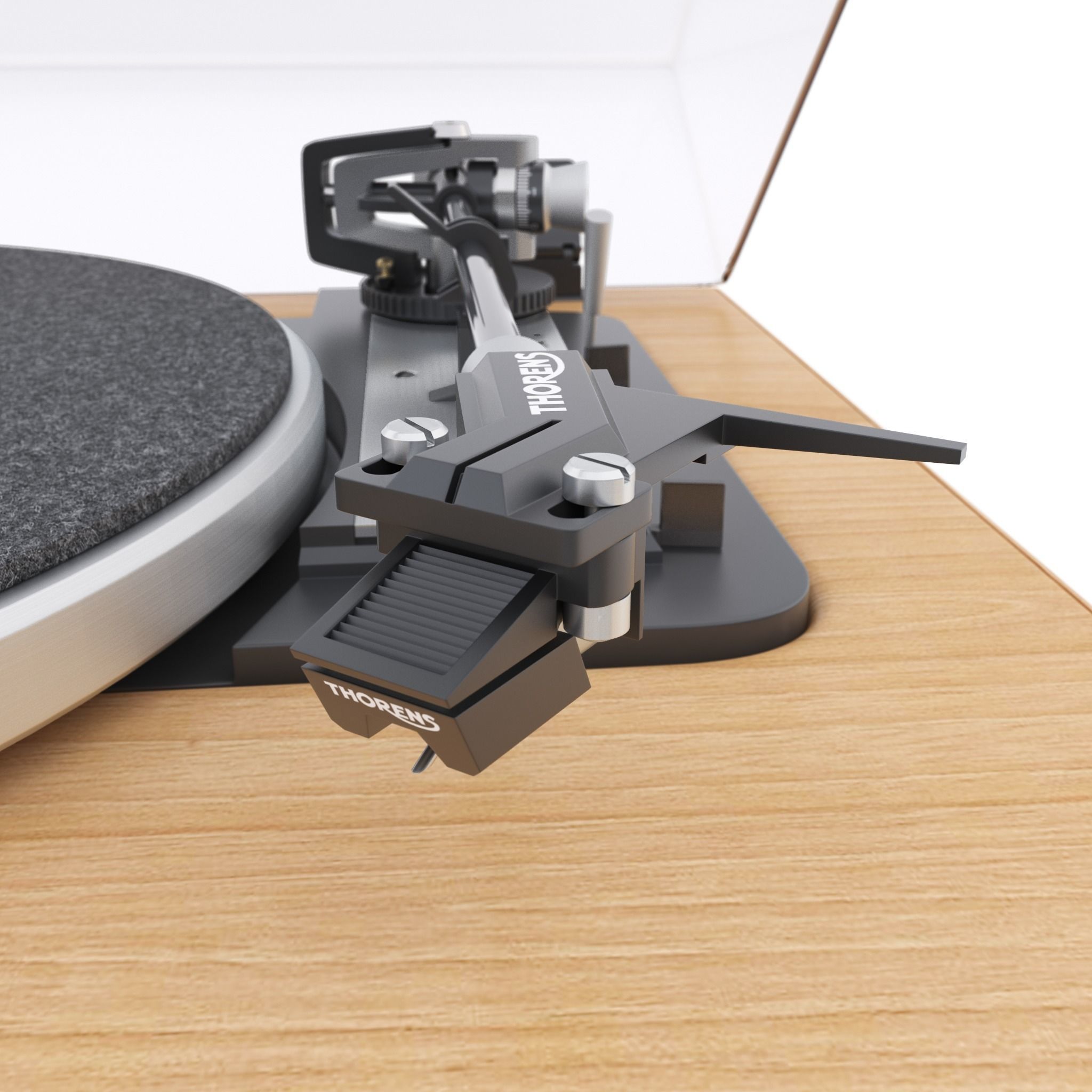 Thorens TD 240 Low-poly 3D model_3