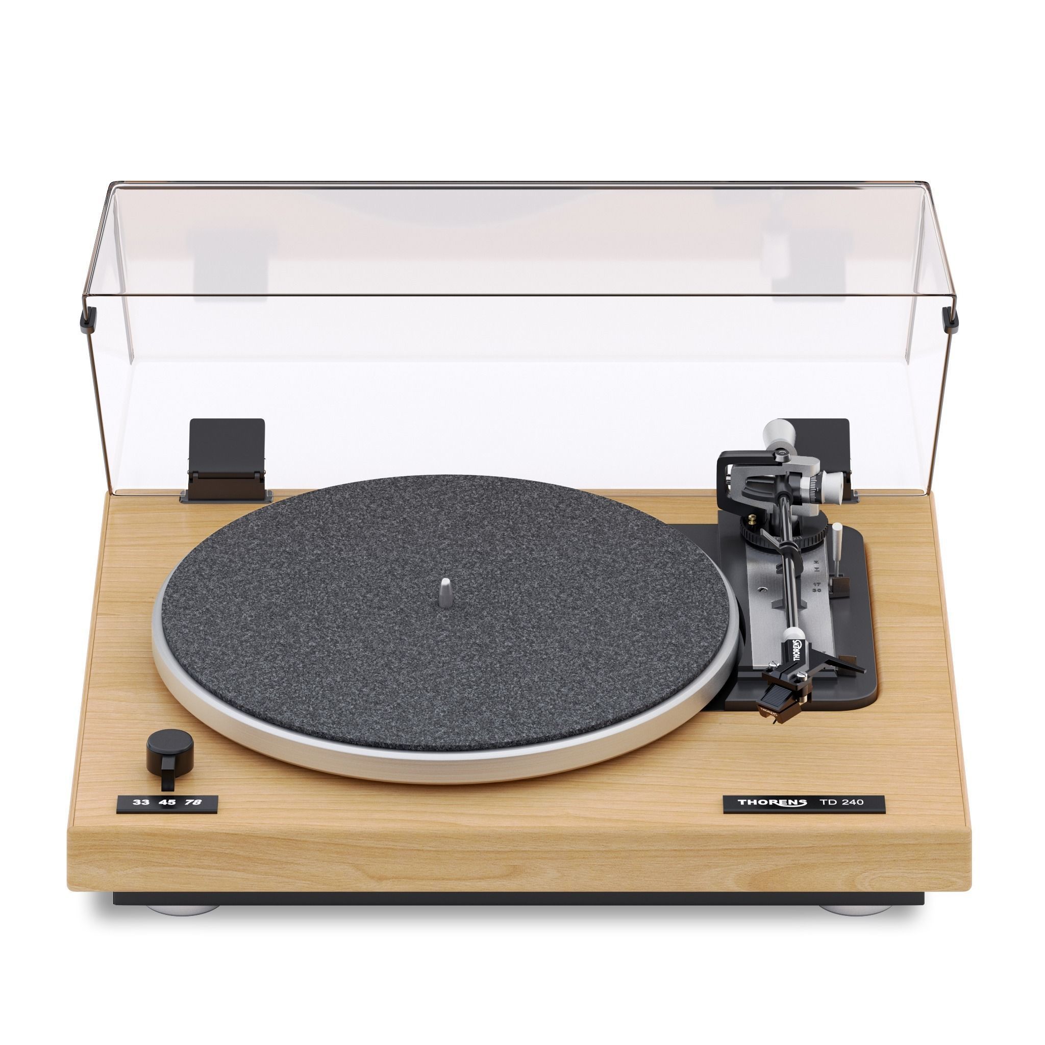 Thorens TD 240 Low-poly 3D model_1