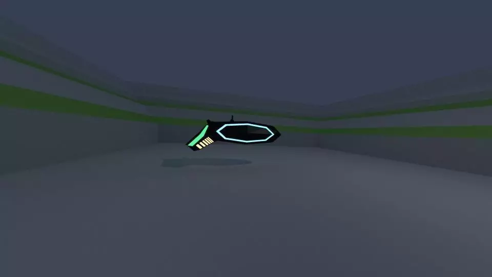 Plasma gun Free low-poly 3D model