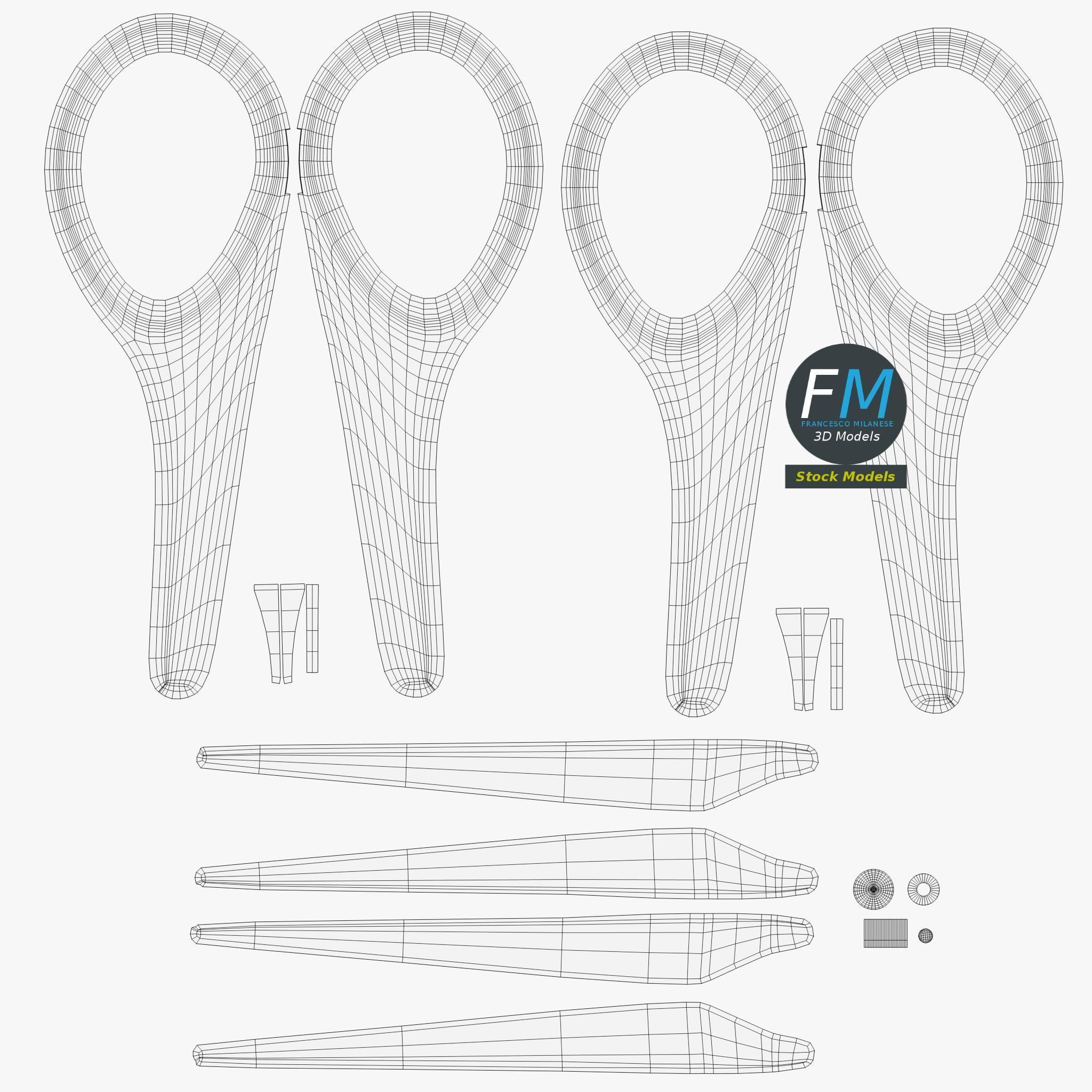 Small scissors 3D model_11