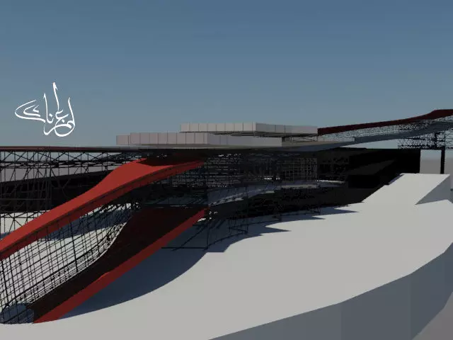 Bus Station and Transportation Terminal 3D model