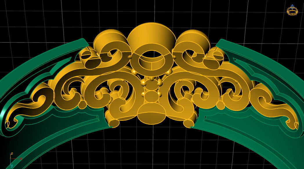 Versal Engagement Diamond Gold Ring 3D print model_10