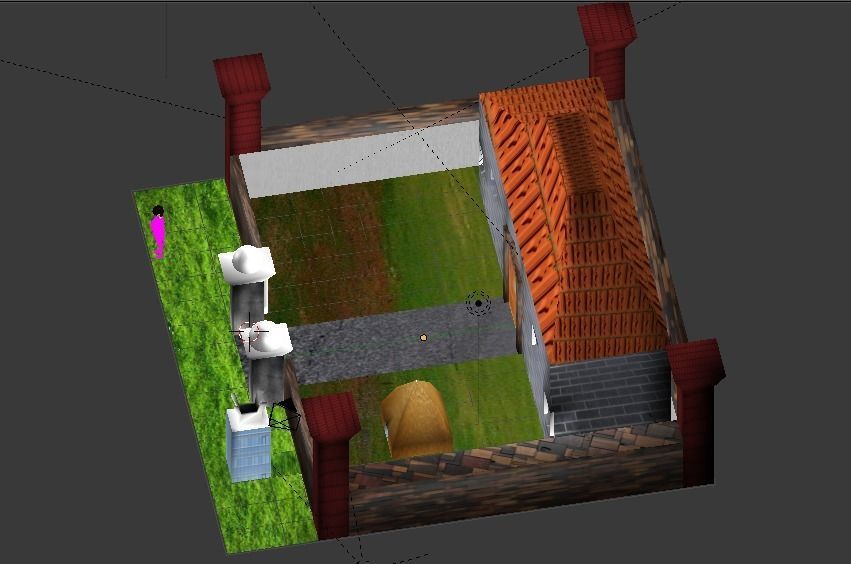 my dream house Free low-poly 3D model_2