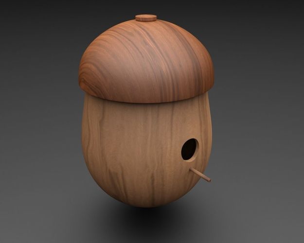 Acorn Birdhouse 3D model