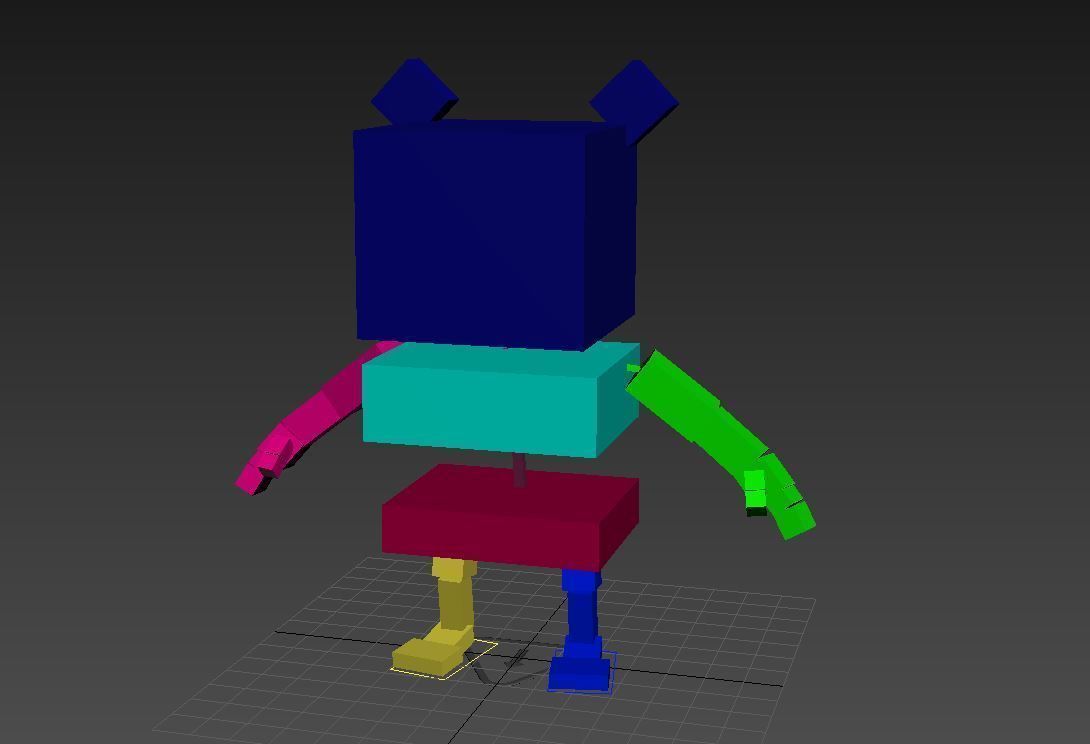 Rigged Bear Character 3D model_5