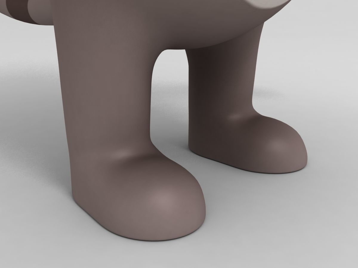 Rigged Cat Character 3D model_16