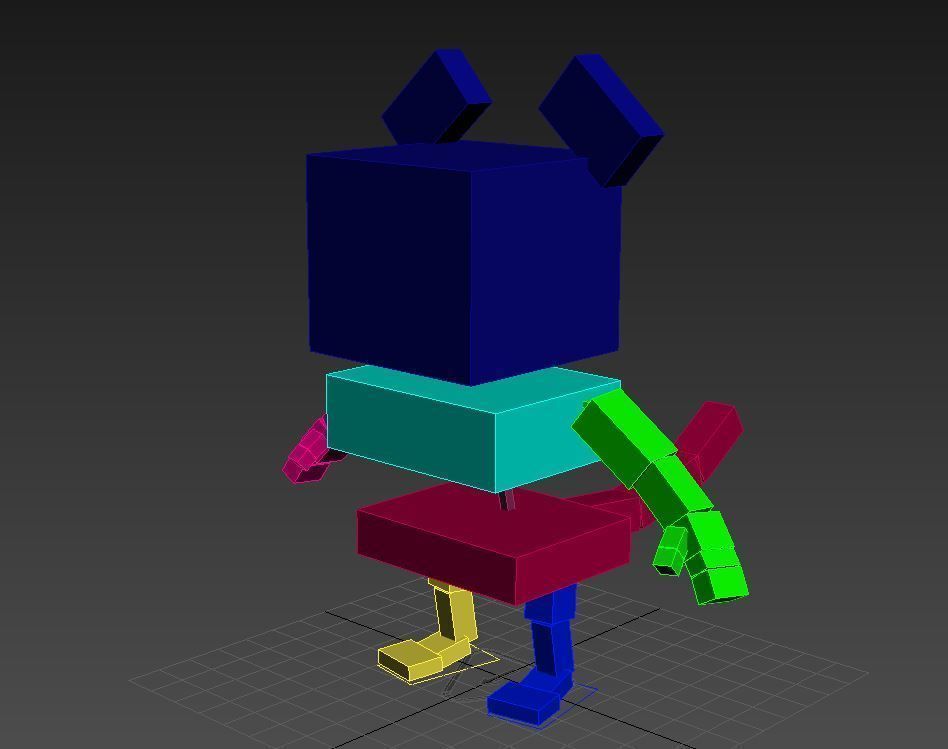 Rigged Cat Character 3D model_5