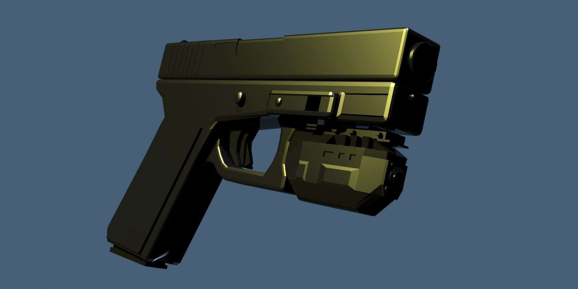 UNDERWATER GUNS COLLECTION Low-poly 3D model_15