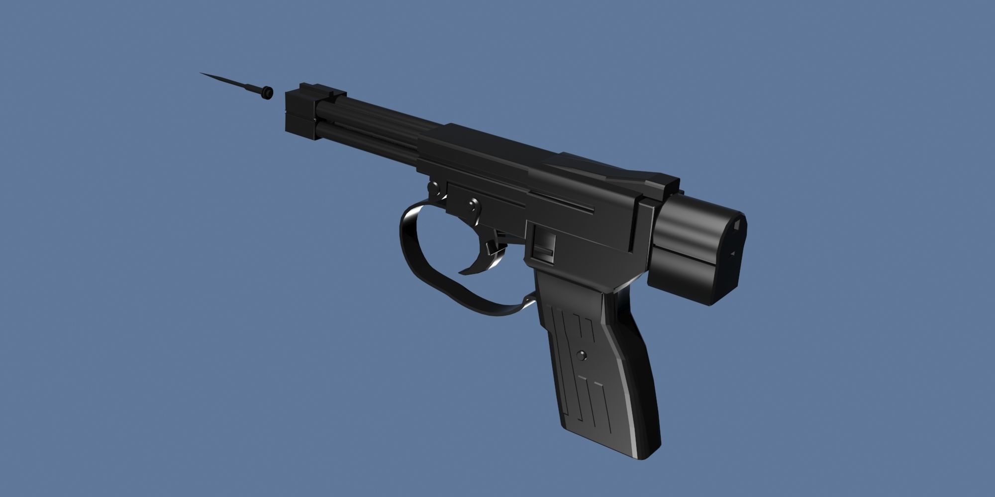 UNDERWATER GUNS COLLECTION Low-poly 3D model_25