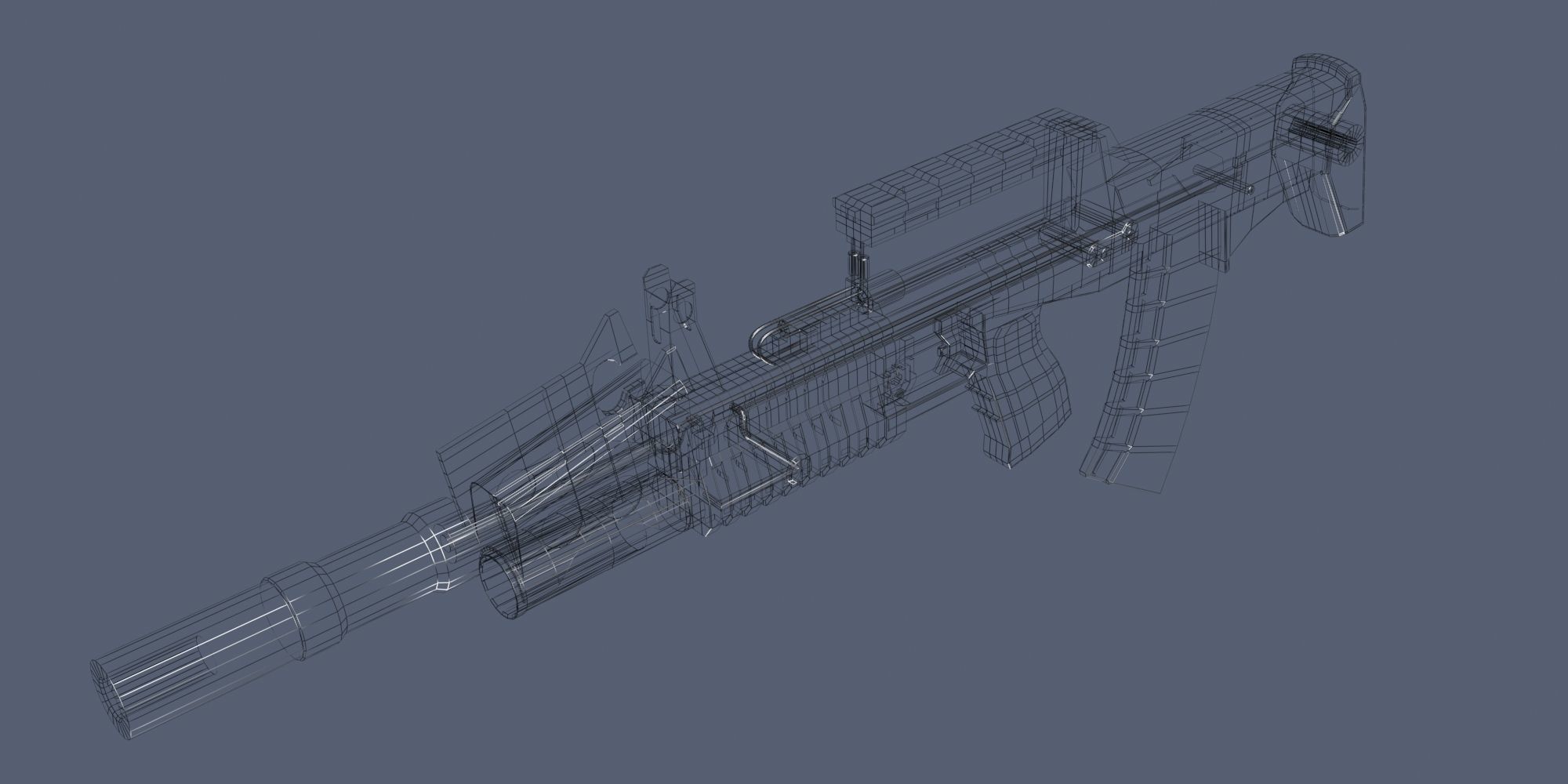 UNDERWATER GUNS COLLECTION Low-poly 3D model_2