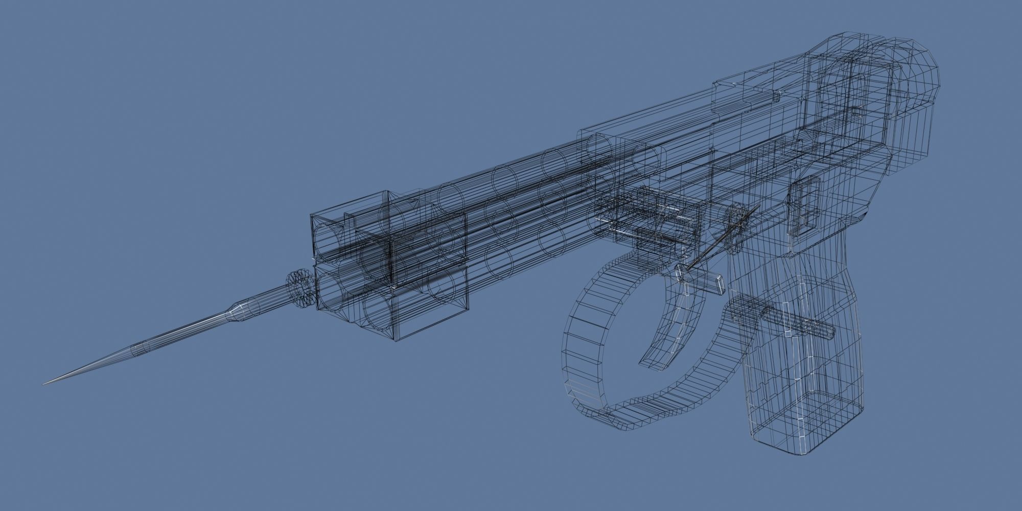 UNDERWATER GUNS COLLECTION Low-poly 3D model_23