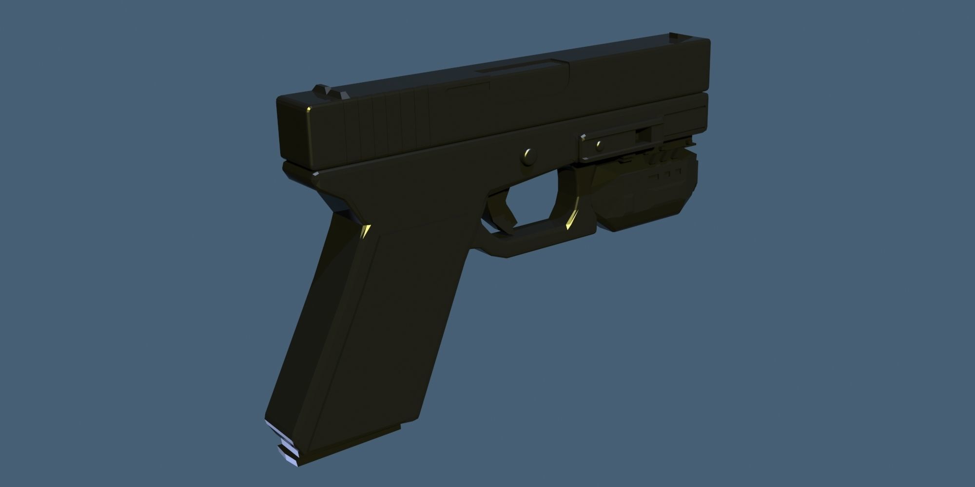 UNDERWATER GUNS COLLECTION Low-poly 3D model_13