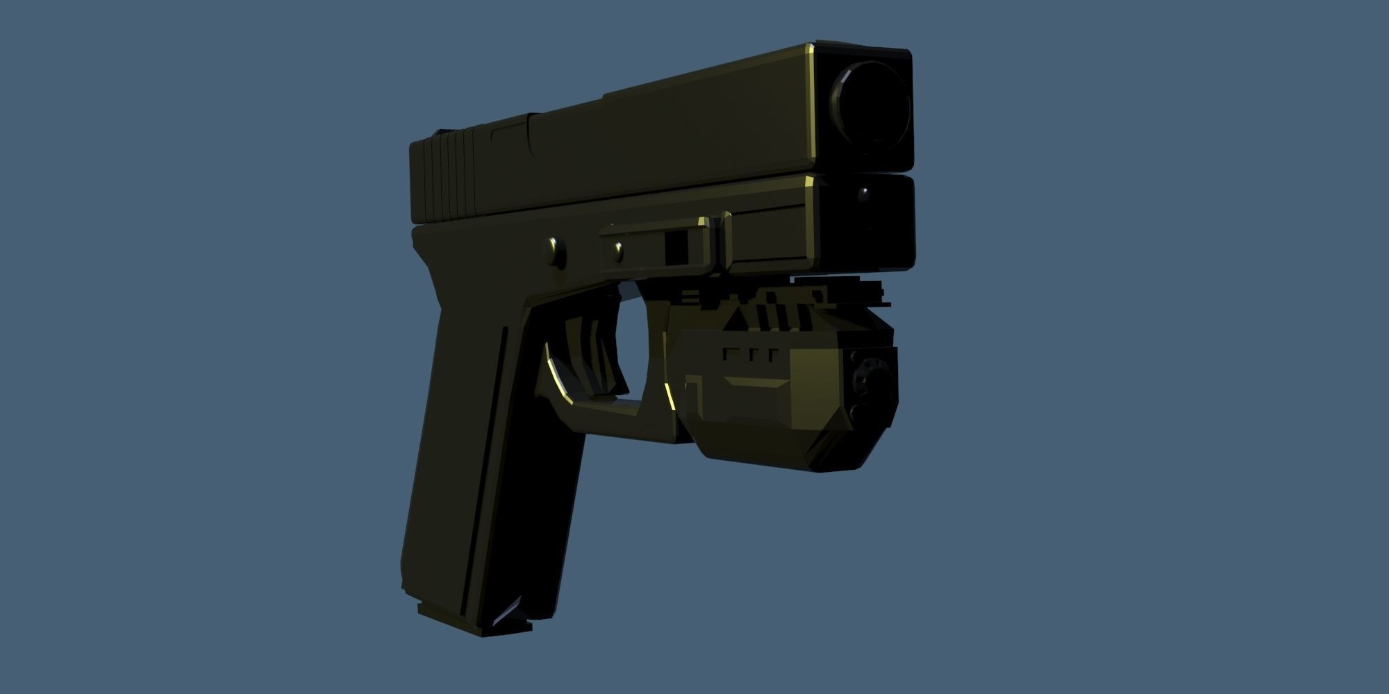 UNDERWATER GUNS COLLECTION Low-poly 3D model_12