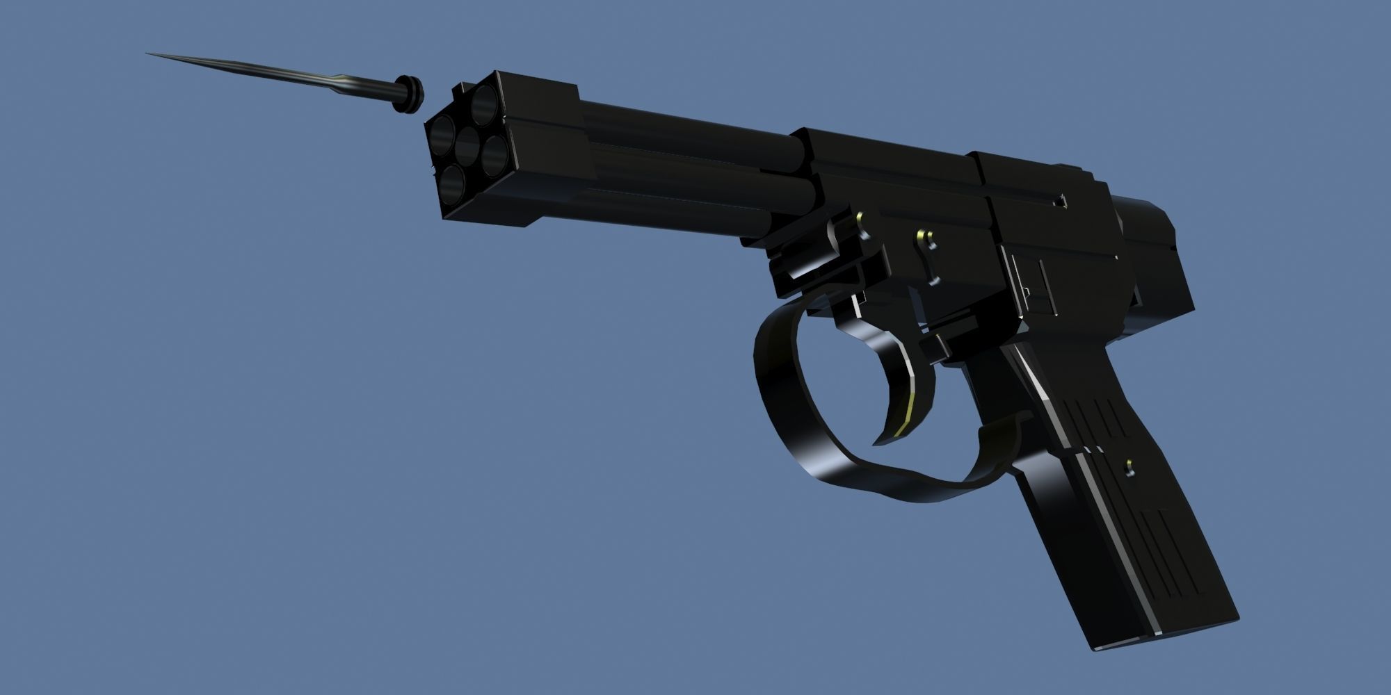 UNDERWATER GUNS COLLECTION Low-poly 3D model_27