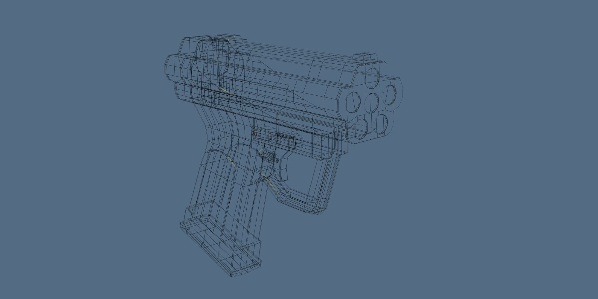 UNDERWATER GUNS COLLECTION Low-poly 3D model_17