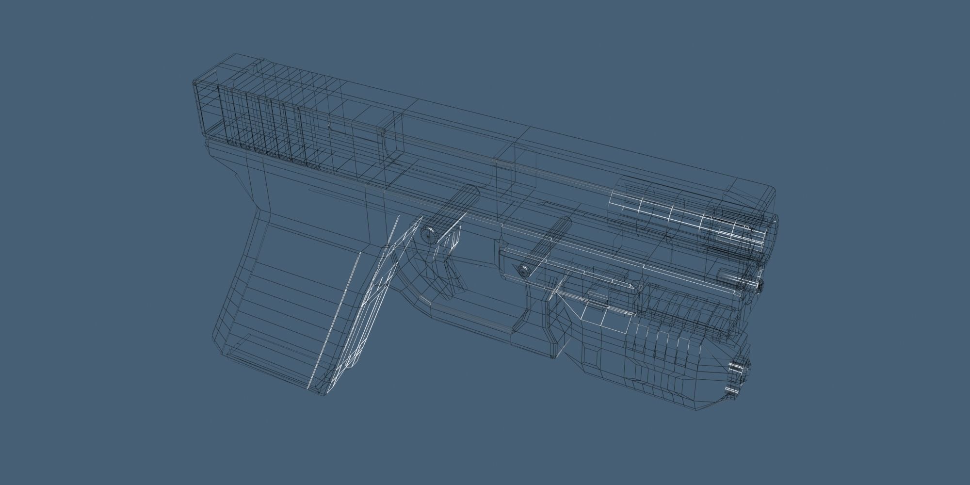 UNDERWATER GUNS COLLECTION Low-poly 3D model_10