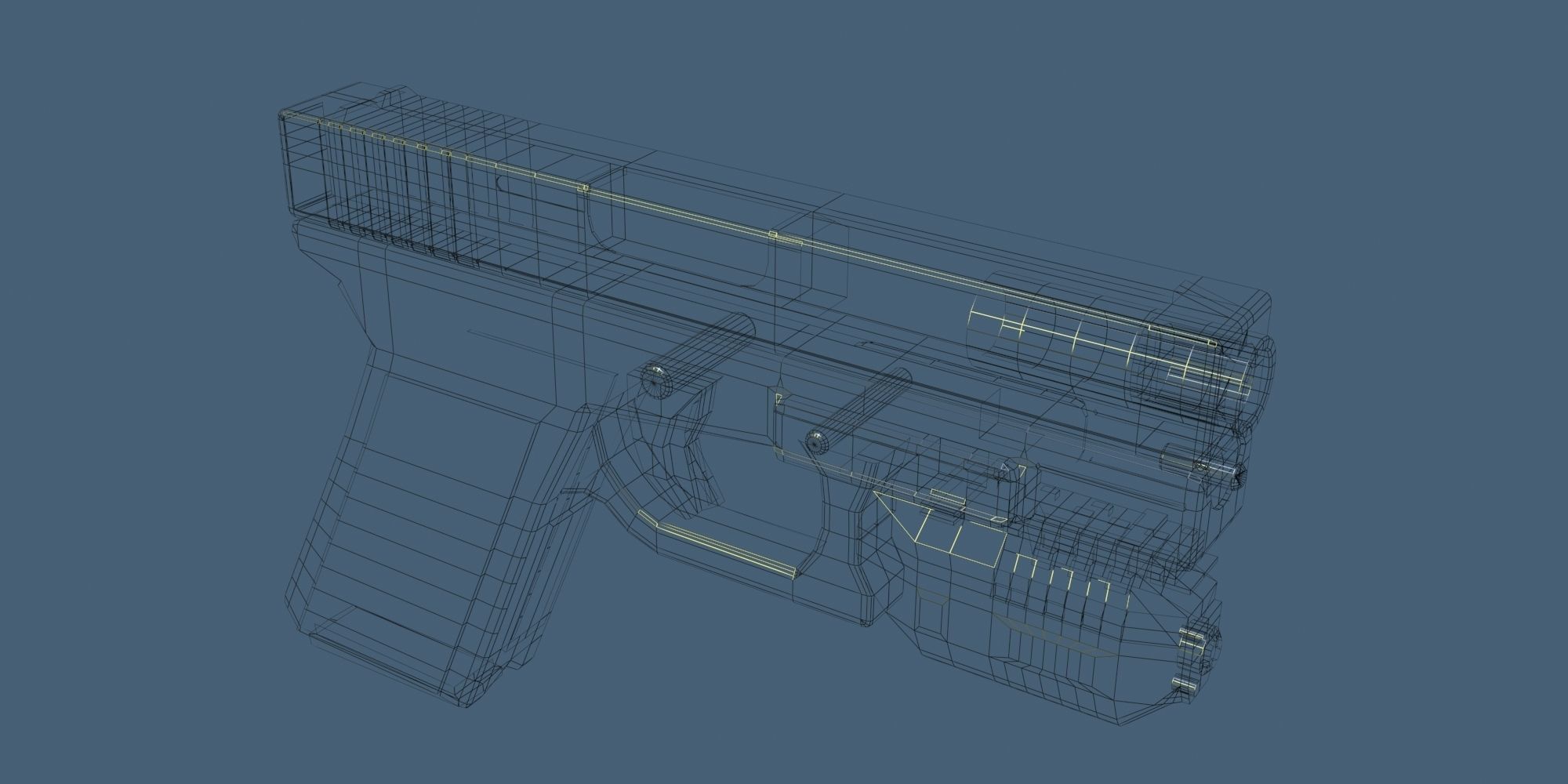 UNDERWATER GUNS COLLECTION Low-poly 3D model_11
