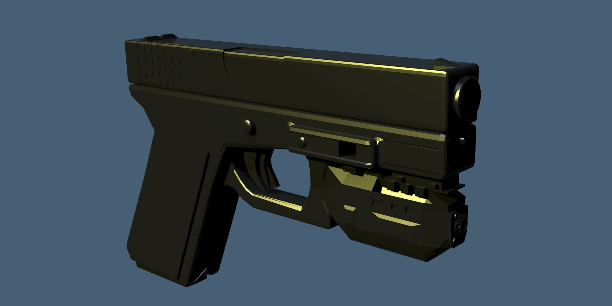 UNDERWATER GUNS COLLECTION Low-poly 3D model_14