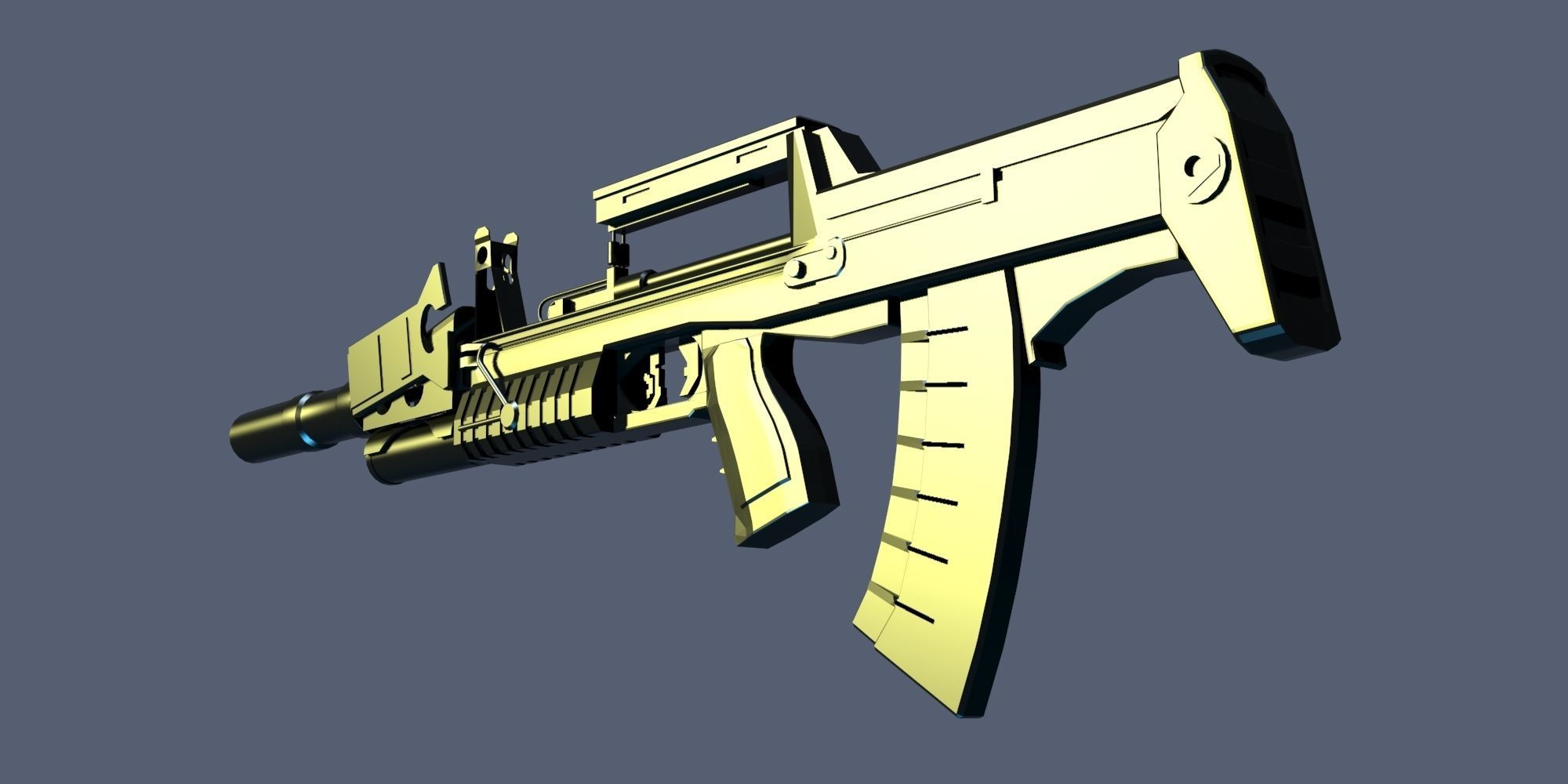 UNDERWATER GUNS COLLECTION Low-poly 3D model_4