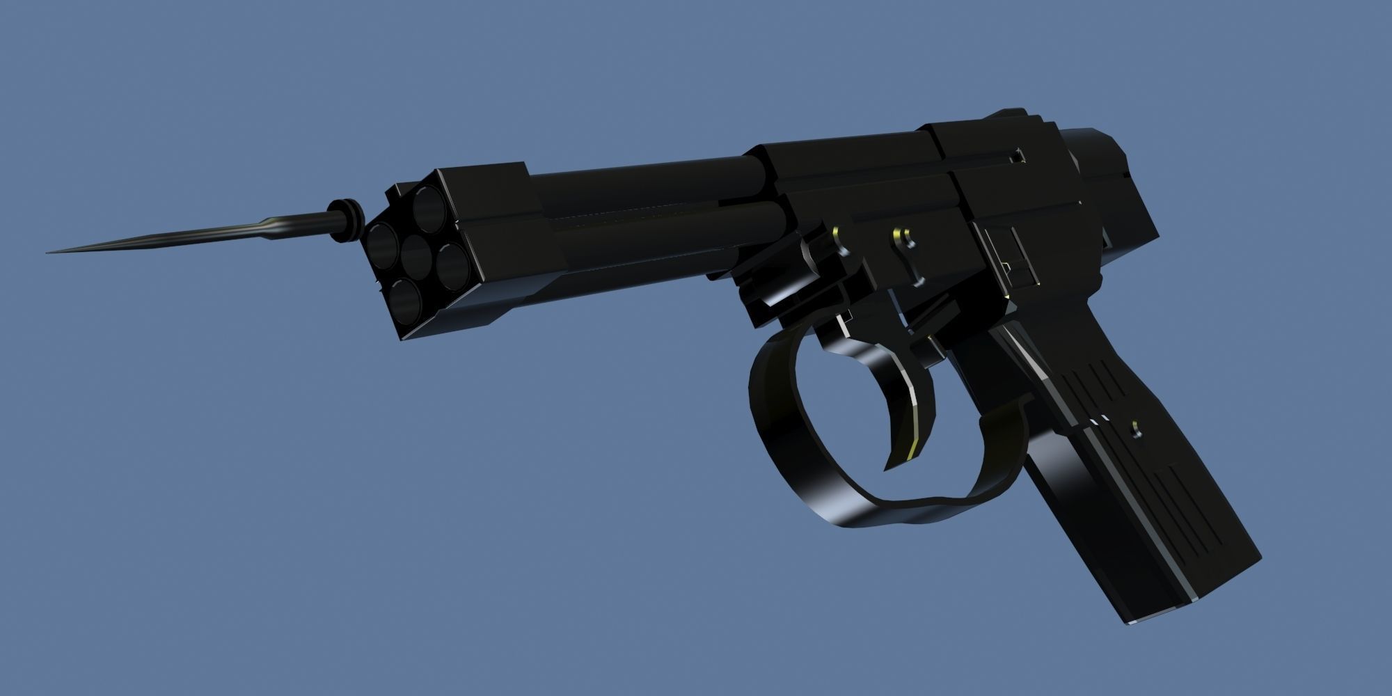 UNDERWATER GUNS COLLECTION Low-poly 3D model_31
