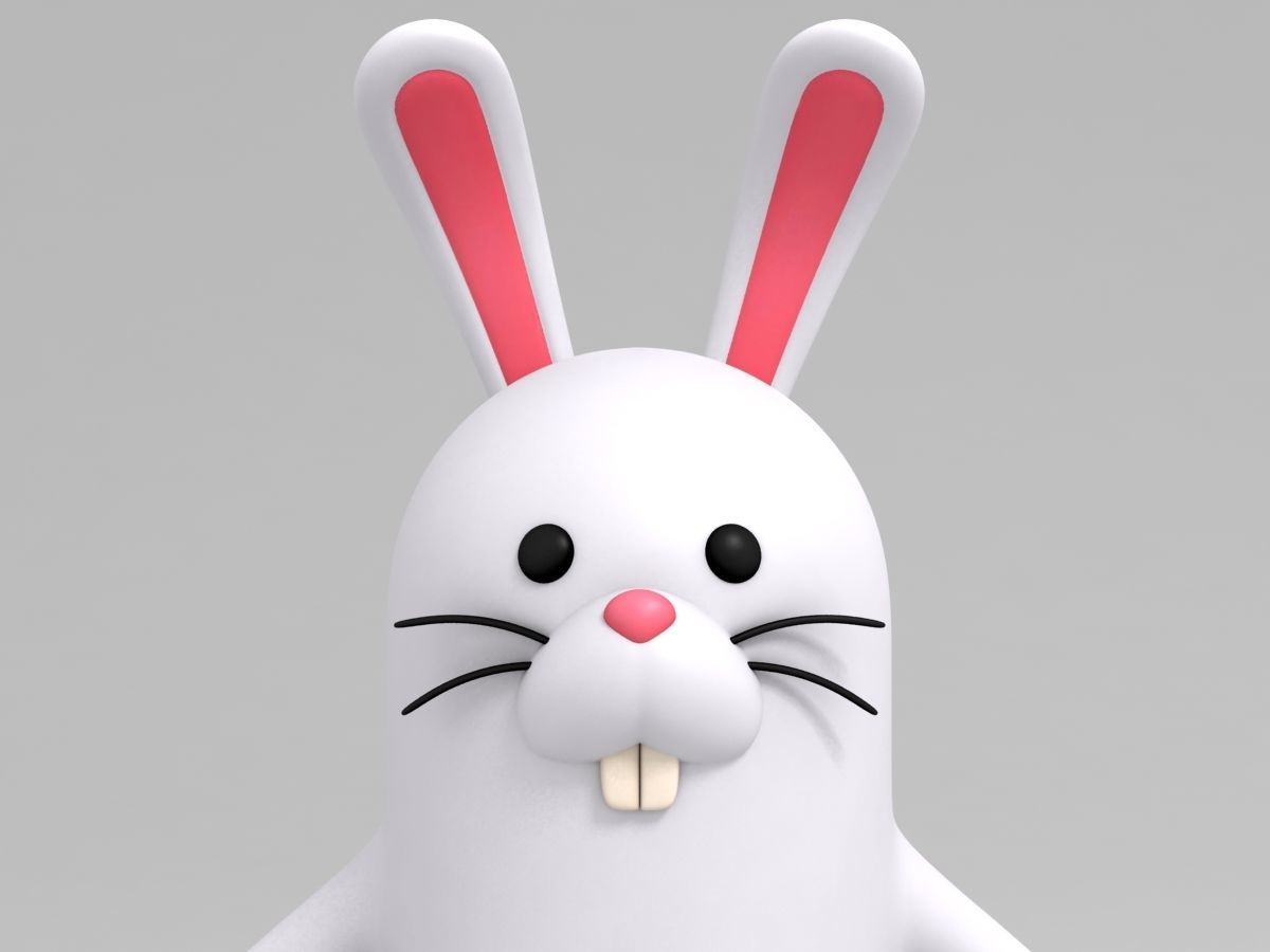 Rigged Rabbit Character 3D model_11