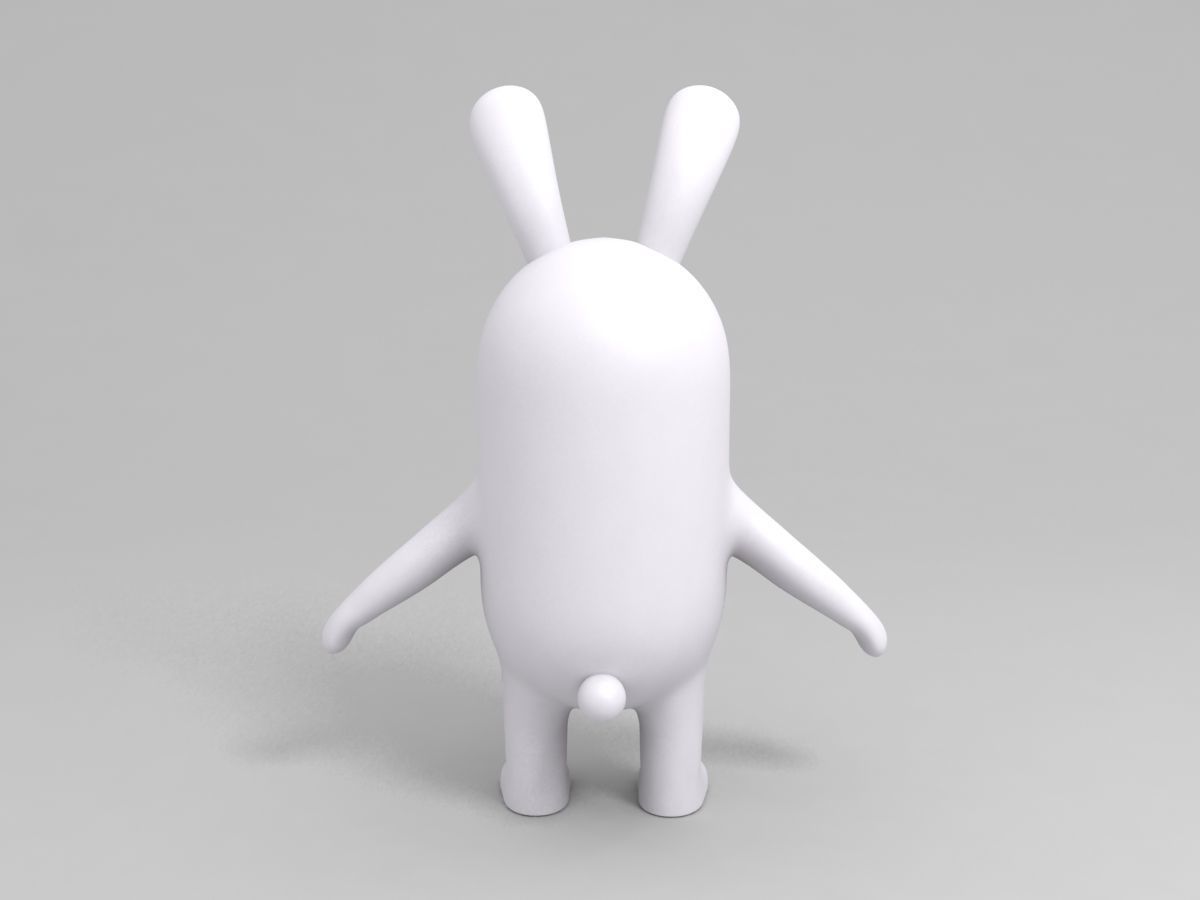 Rigged Rabbit Character 3D model_13