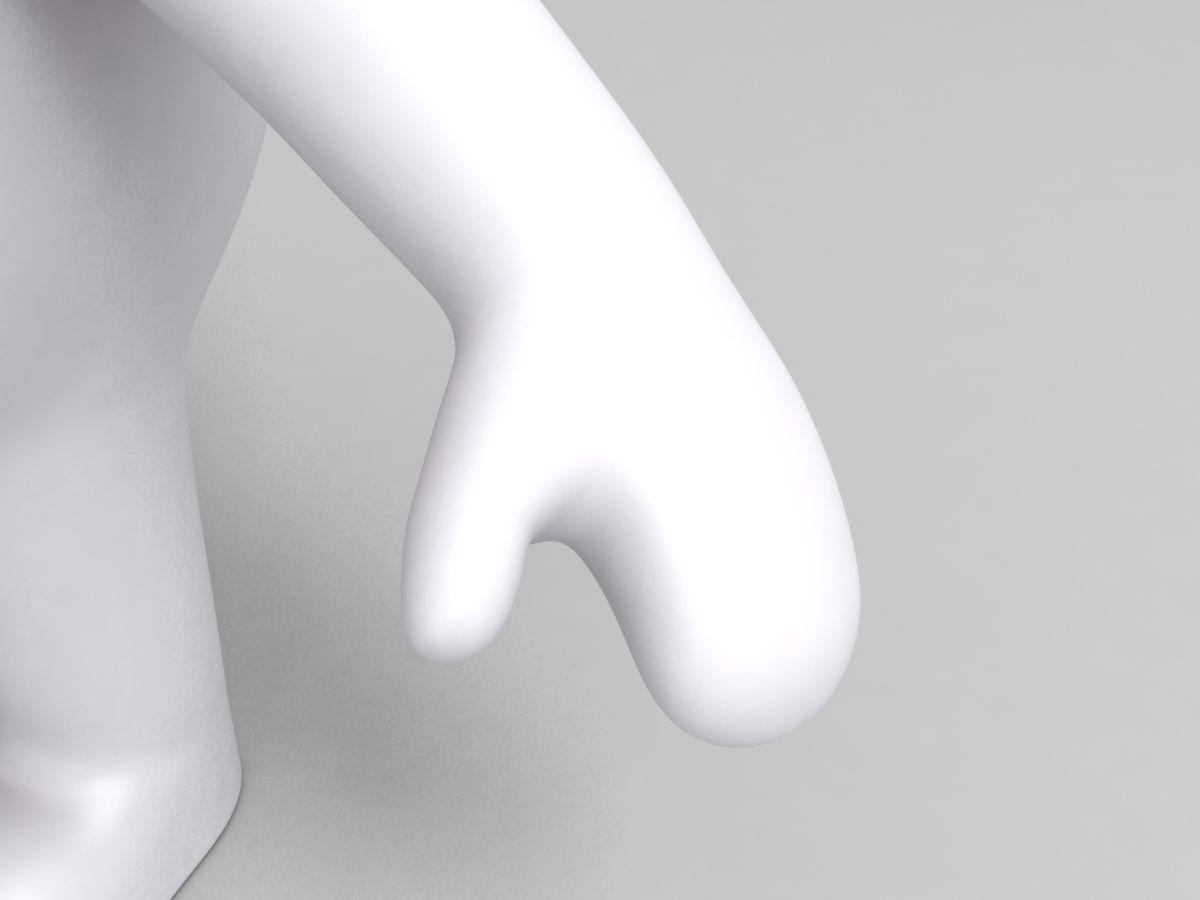 Rigged Rabbit Character 3D model_16