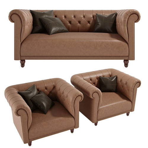 Sofa York Asnaghi 3D model