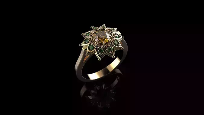 Vintage Citrine Ring