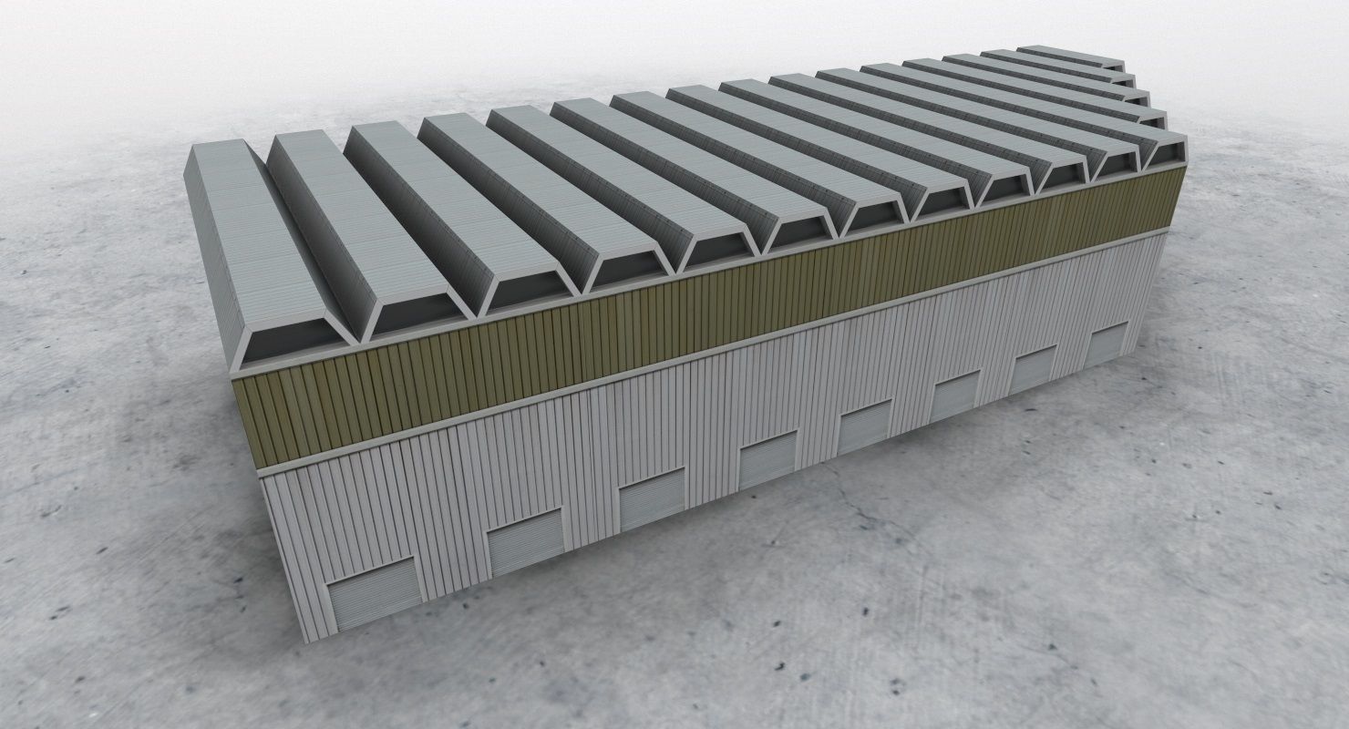 LFMN Hangar 1 Low-poly 3D model_3