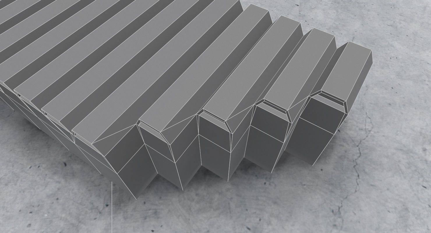 LFMN Hangar 1 Low-poly 3D model_9