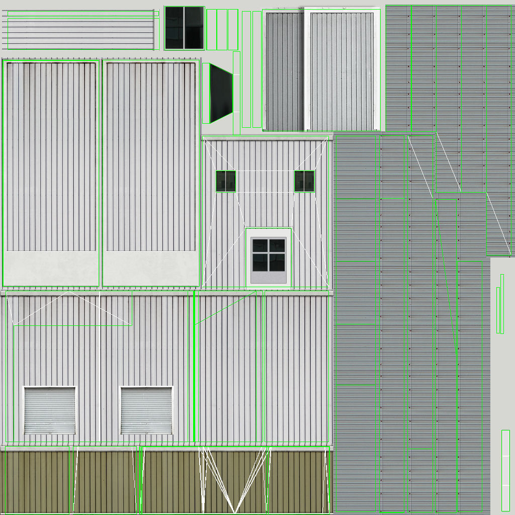 LFMN Hangar 1 Low-poly 3D model_10