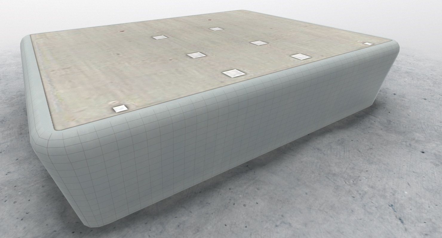 LFMN Hangar 2 Low-poly 3D model_5