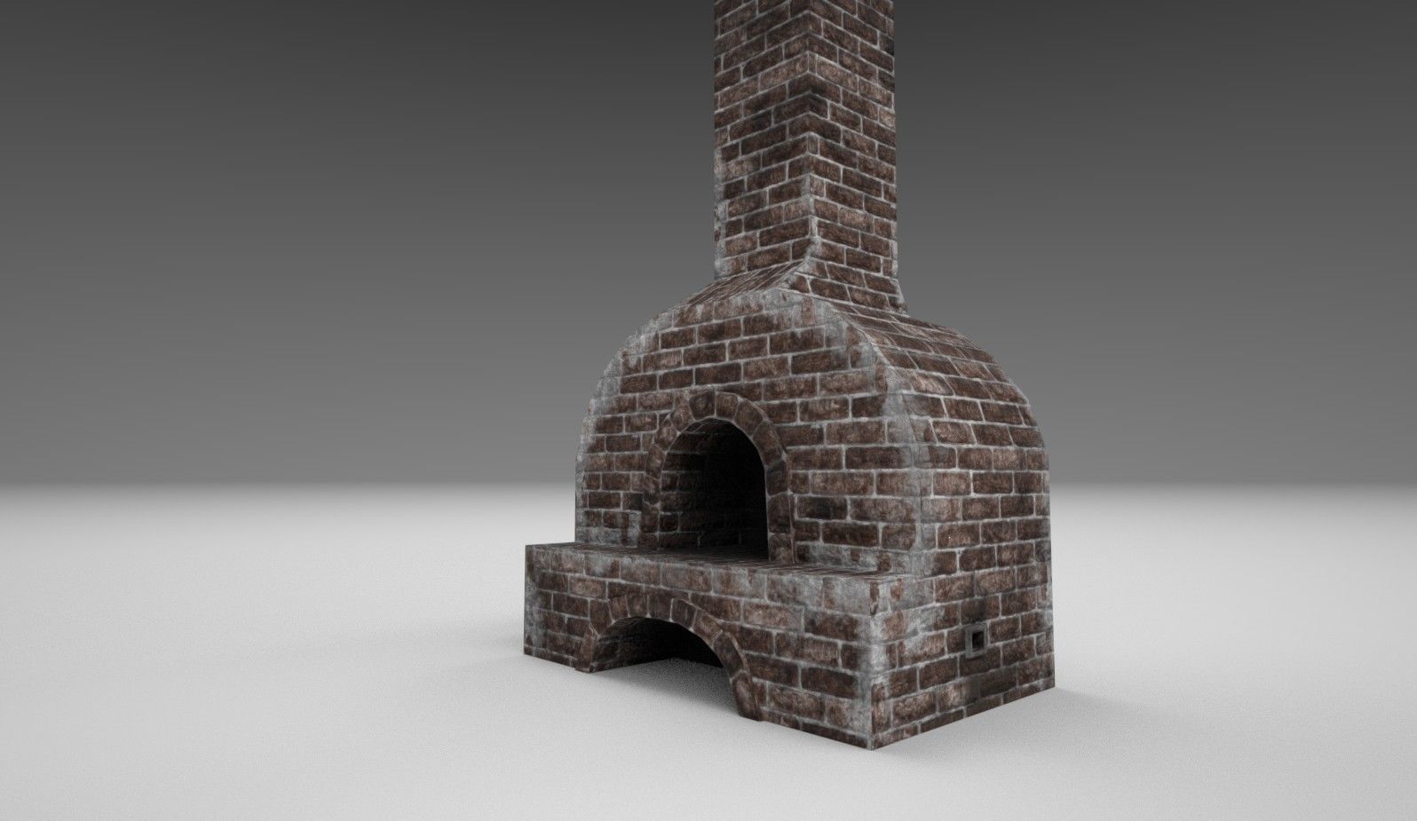 Medieval Forging Furnace Low-poly 3D model_3