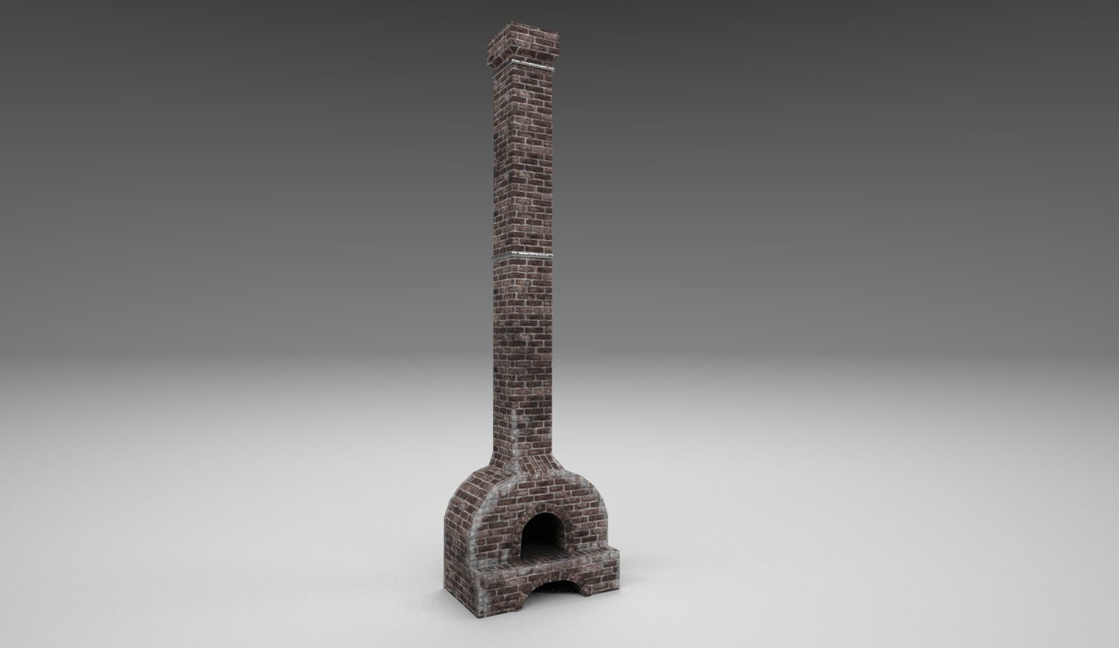 Medieval Forging Furnace Low-poly 3D model_7
