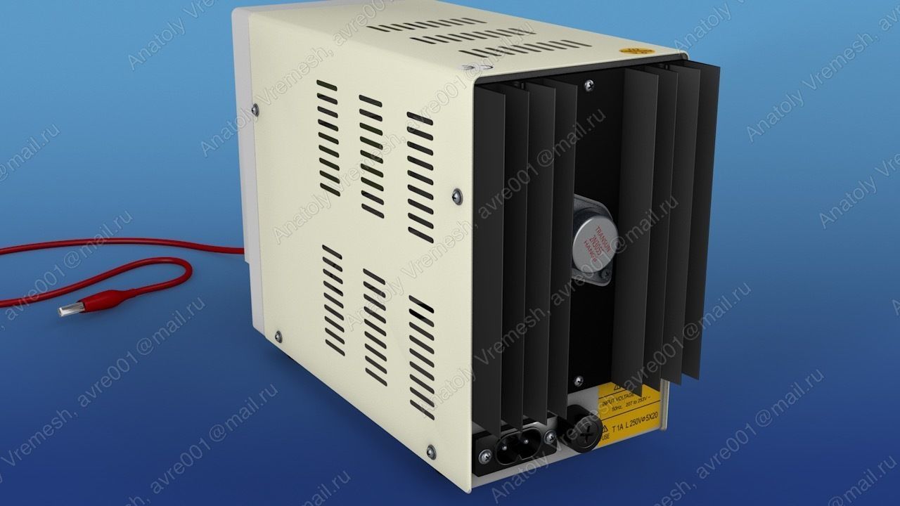 Laboratory power supply Mastech HY1803D 3D model rigged | CGTrader