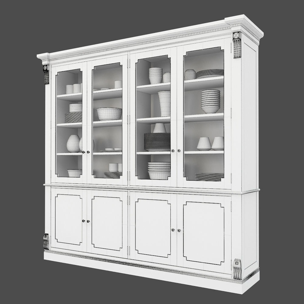 Restoration Hardware  St James Low-poly 3D model_4