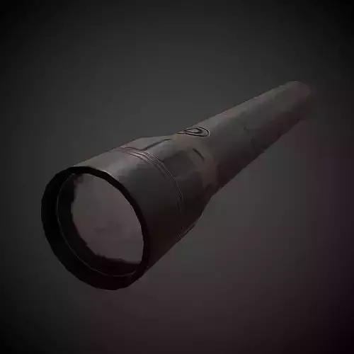 Flashlight PBR Low Poly Low-poly 3D model