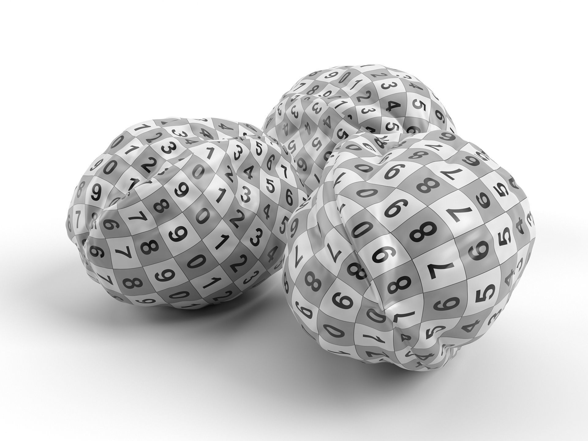 Three Different Photorealistic Walnut 3D Scans 3D model_10