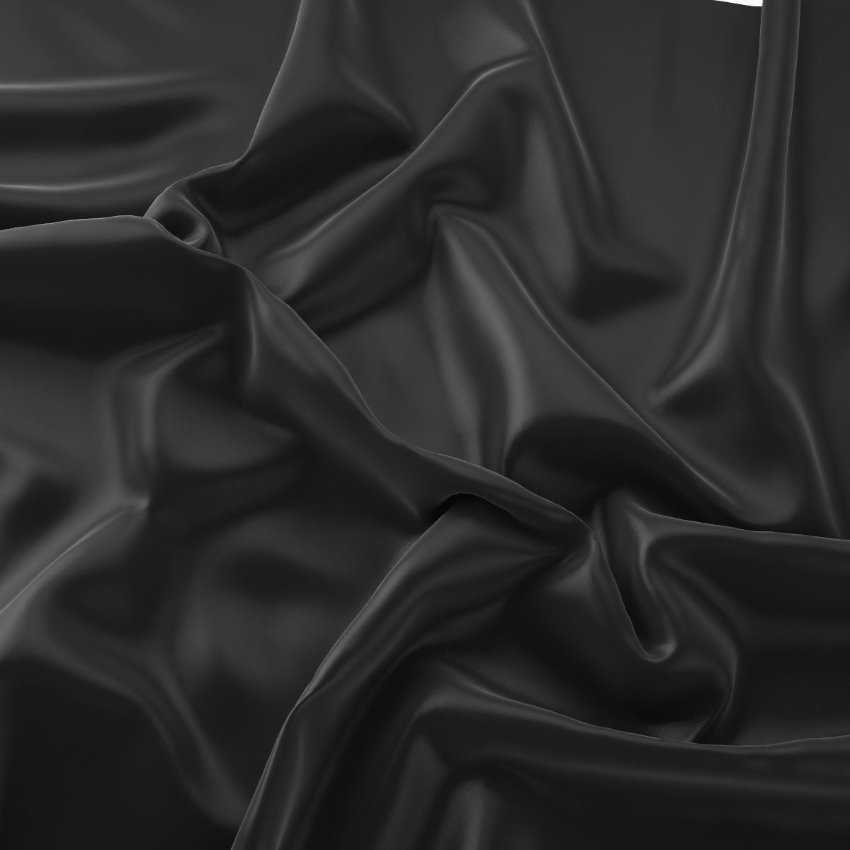 Fabric Set checkered napkin 3D model_6