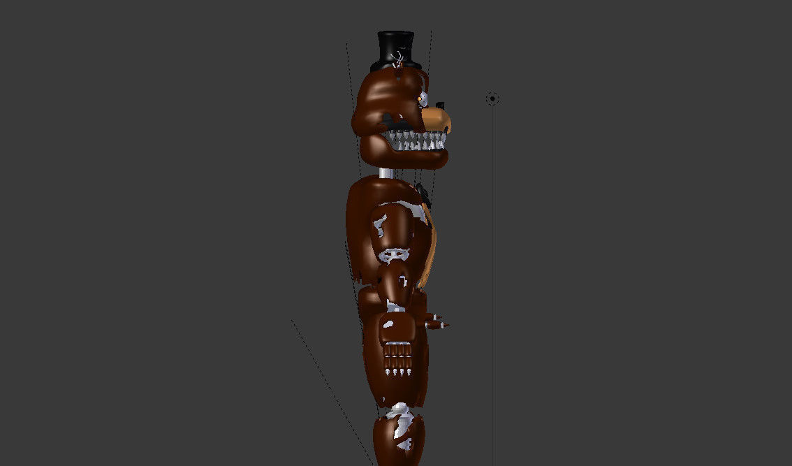Nightmare Freddy 3D model_2