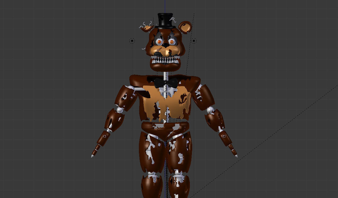 Nightmare Freddy 3D model_6