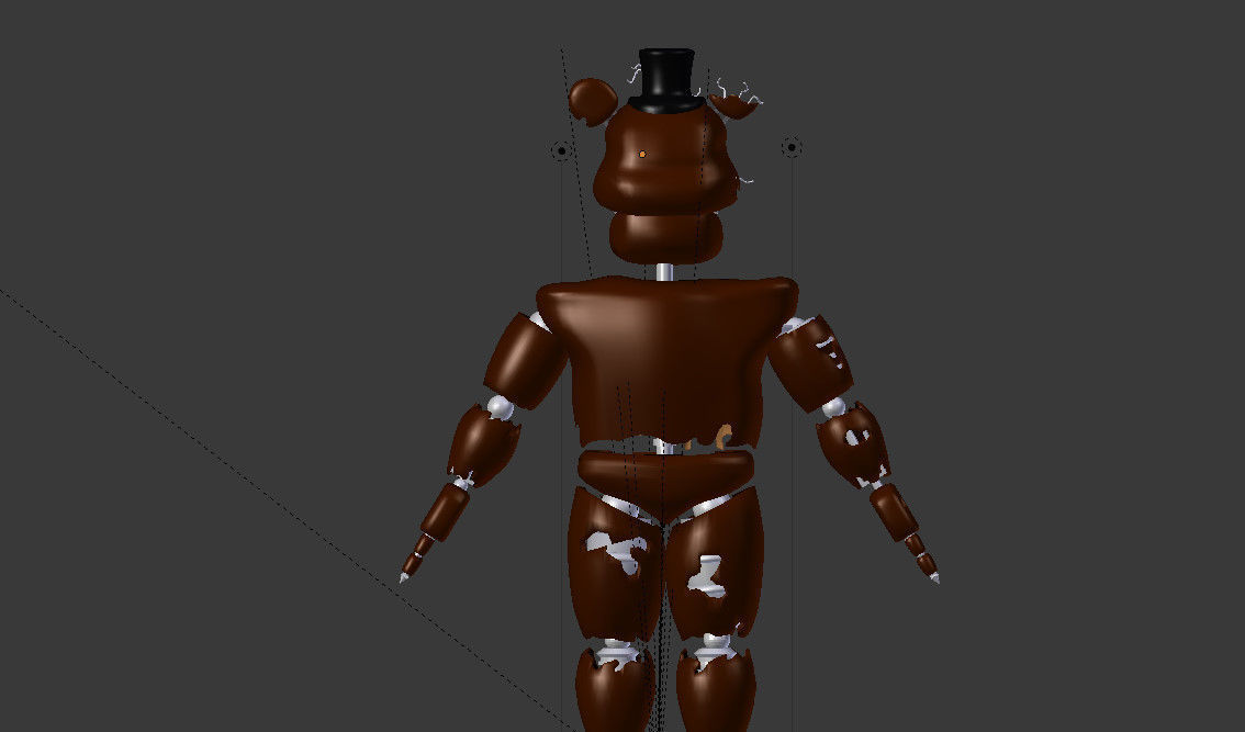 Nightmare Freddy 3D model_3