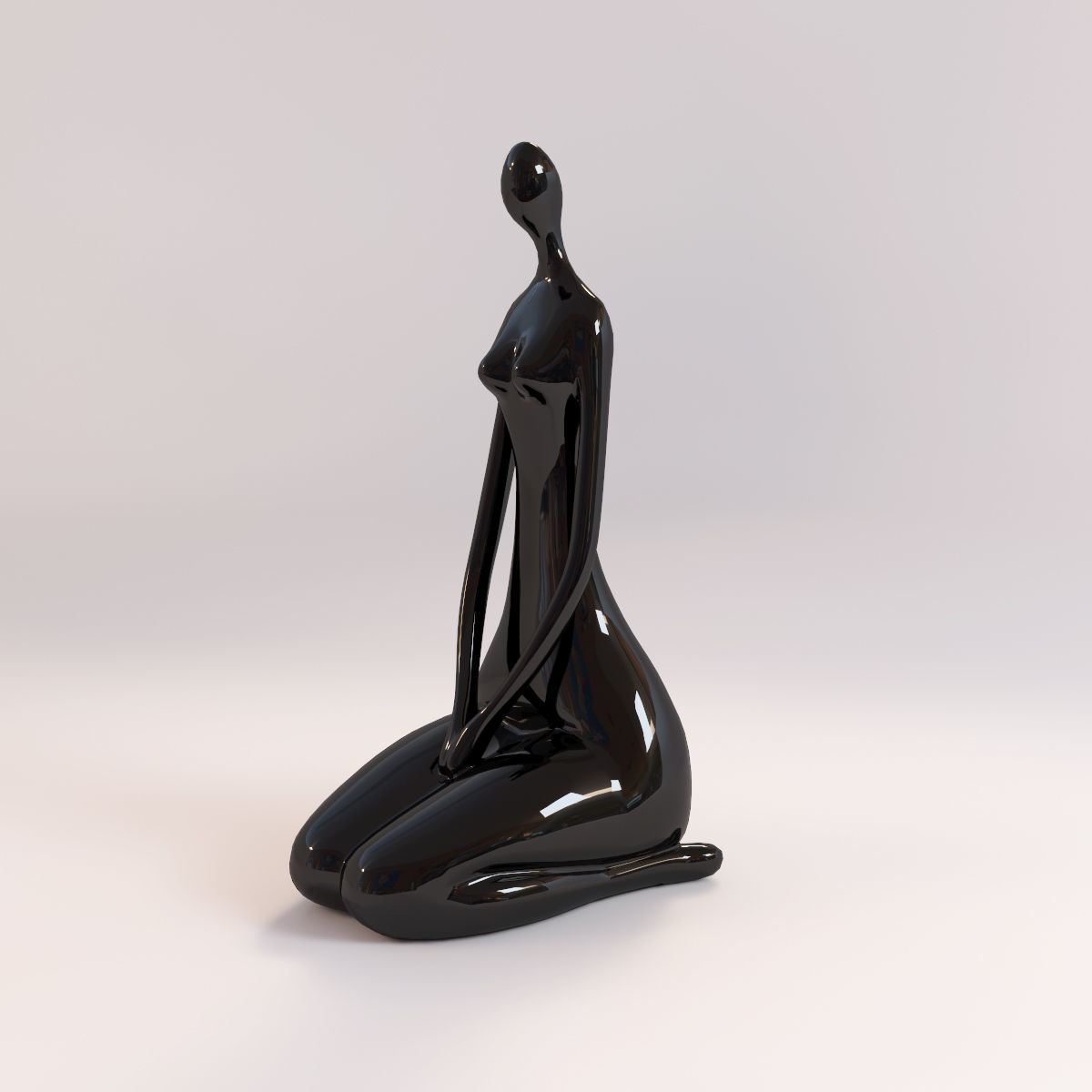 A statuette of a lady 5 3D model_3