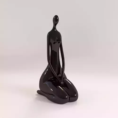A statuette of a lady 5 3D model