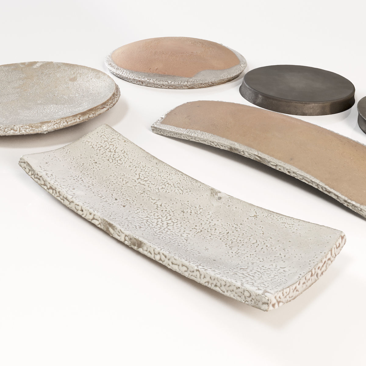 Japanese Tableware Set 2 Low-poly 3D model_2