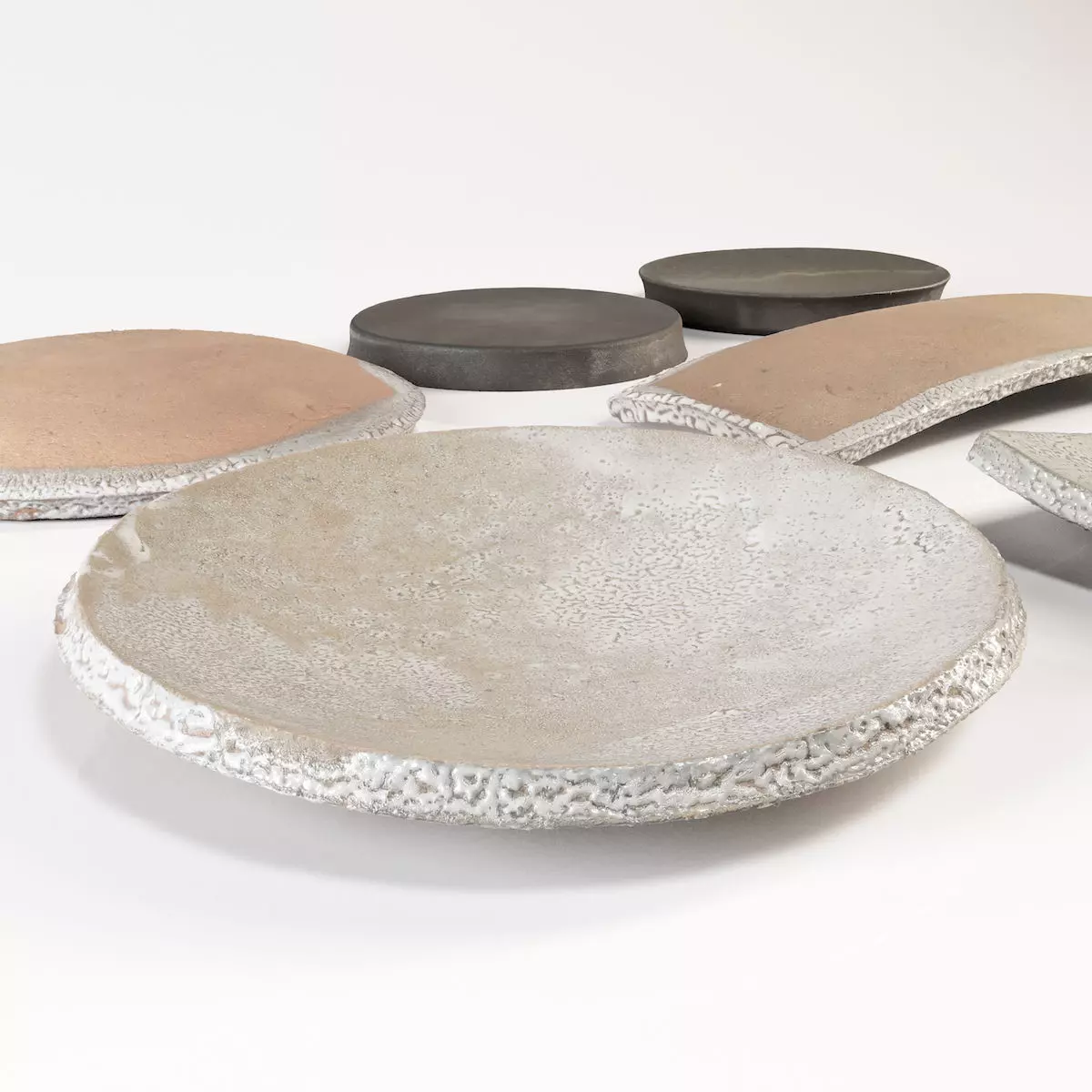 Japanese Tableware Set 2 Low-poly 3D model_0