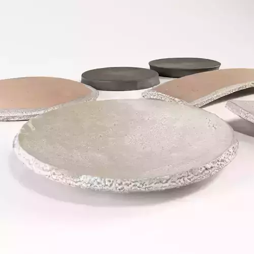 Japanese Tableware Set 2 Low-poly 3D model