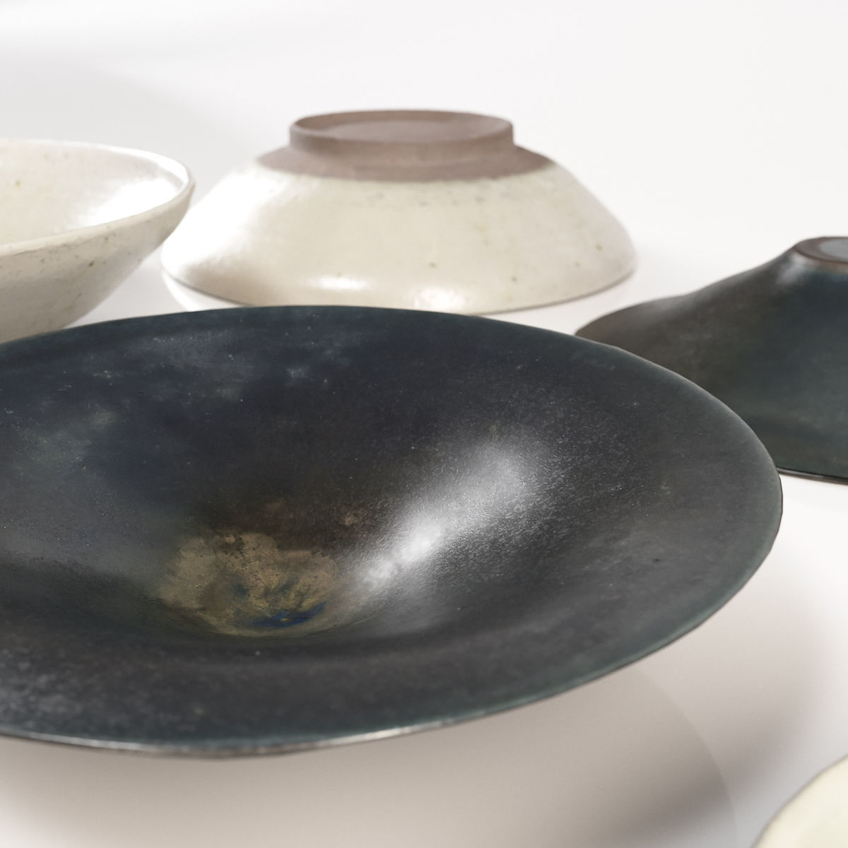 Japanese Tableware Set 3 Low-poly 3D model_4