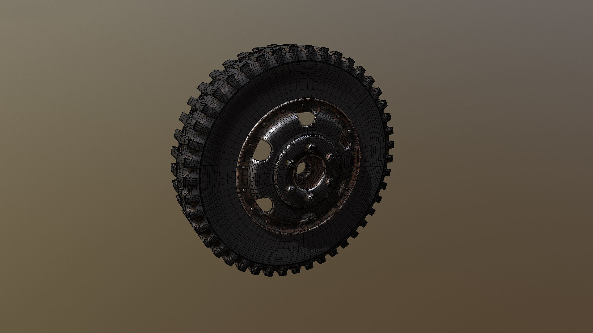 Wheel 3D model_5